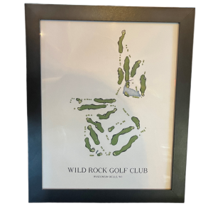 Wild Rock Course Layout Print