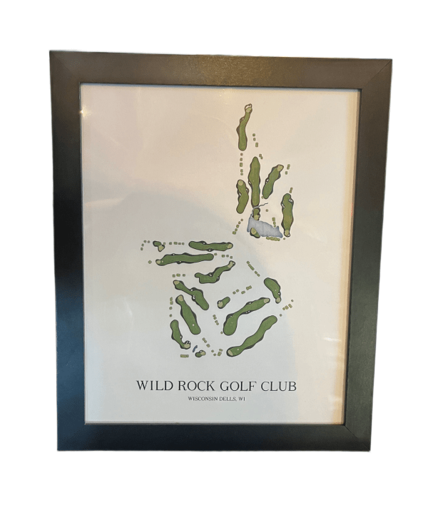 Wild Rock Course Layout Print