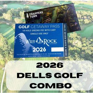 Dells Golf Combo - 18 holes with cart at each course, redeemable any day.